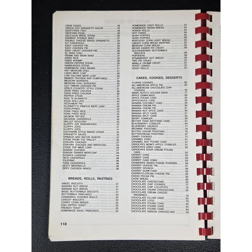 Nellie Haynes Horton Remembrance Cookbook King, North Carolina 1992 Southern
